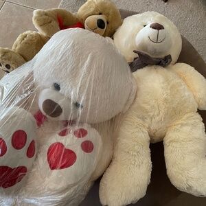 3 teddy bear stuff toy nice gift